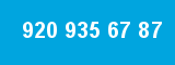 920 935 67 87